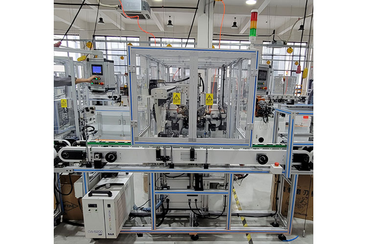 Rotor High-speed Winding Machine na may Conveyor Line