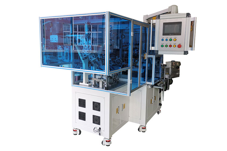 Rotor High-speed Winding Spot Welding Machine na may Conveyor Line